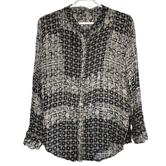 FREE People Button Front Shirt size XS - Picture 1 of 4